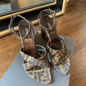Fendi sandals size 37